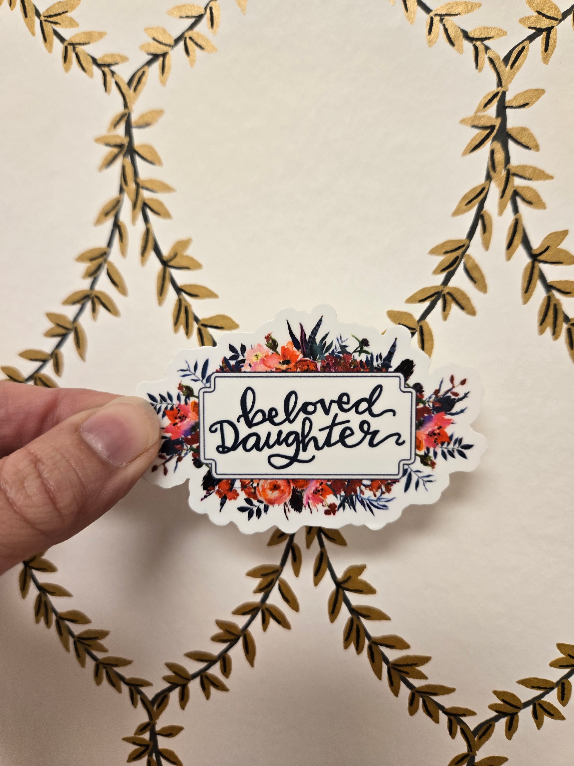Beloved Daughter vinyl sticker