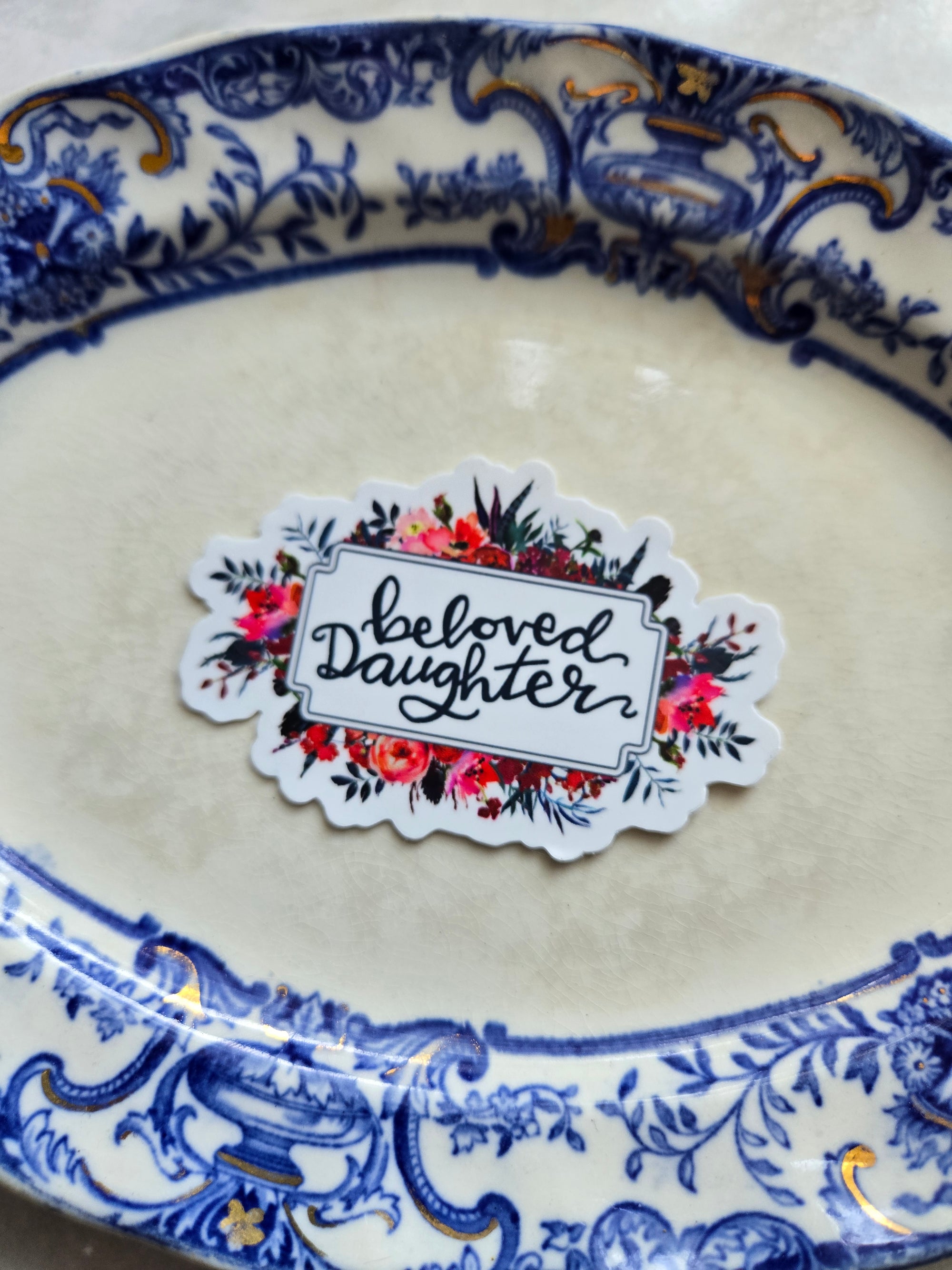 Beloved Daughter vinyl sticker
