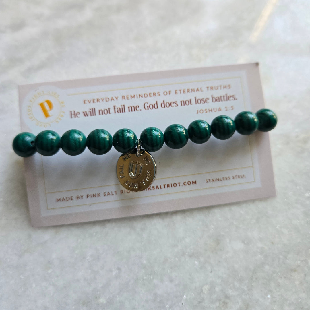 Jade Green Bracelet-Pink Salt Riot