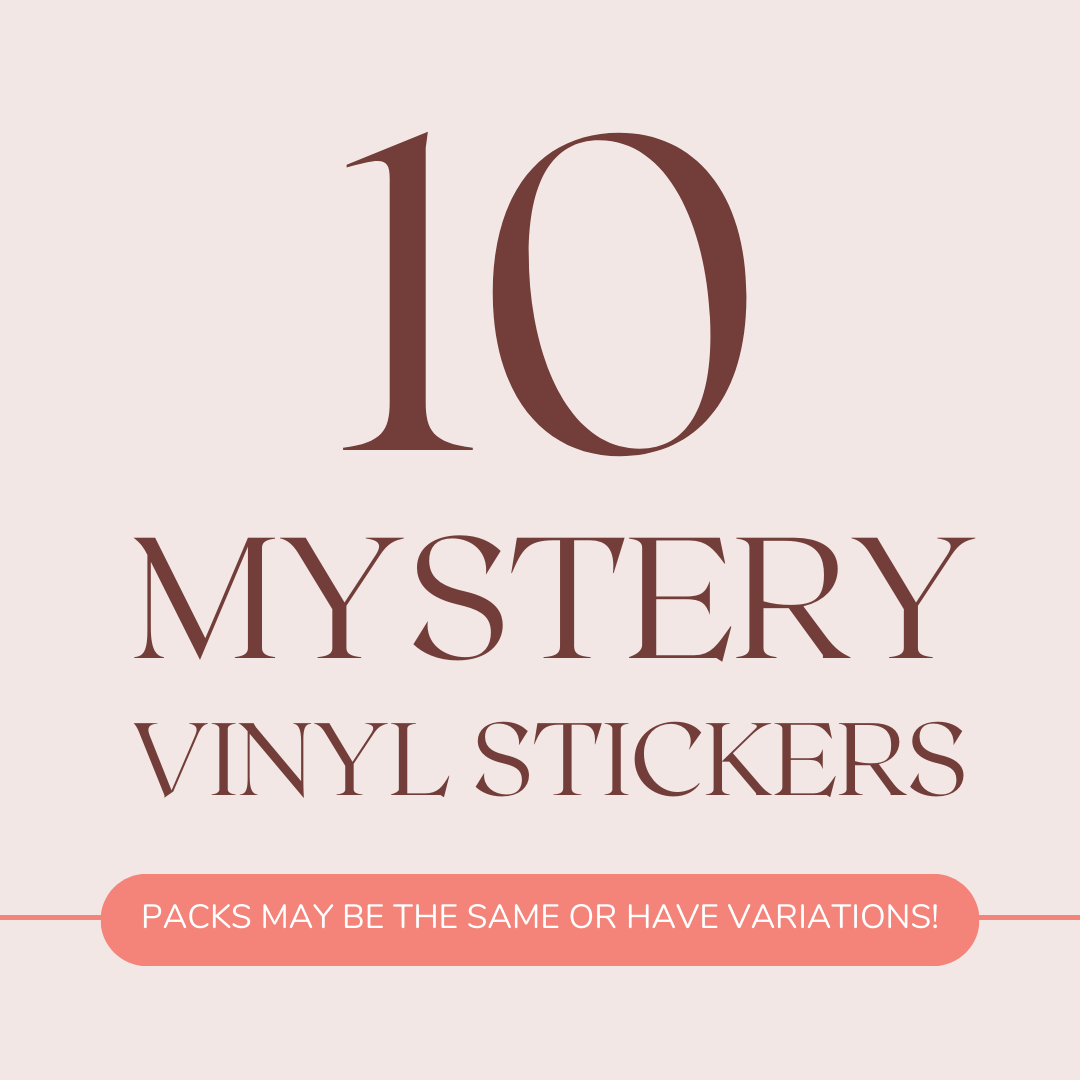 MYSTERY BUY: 10 Mystery Vinyl Stickers-Pink Salt Riot