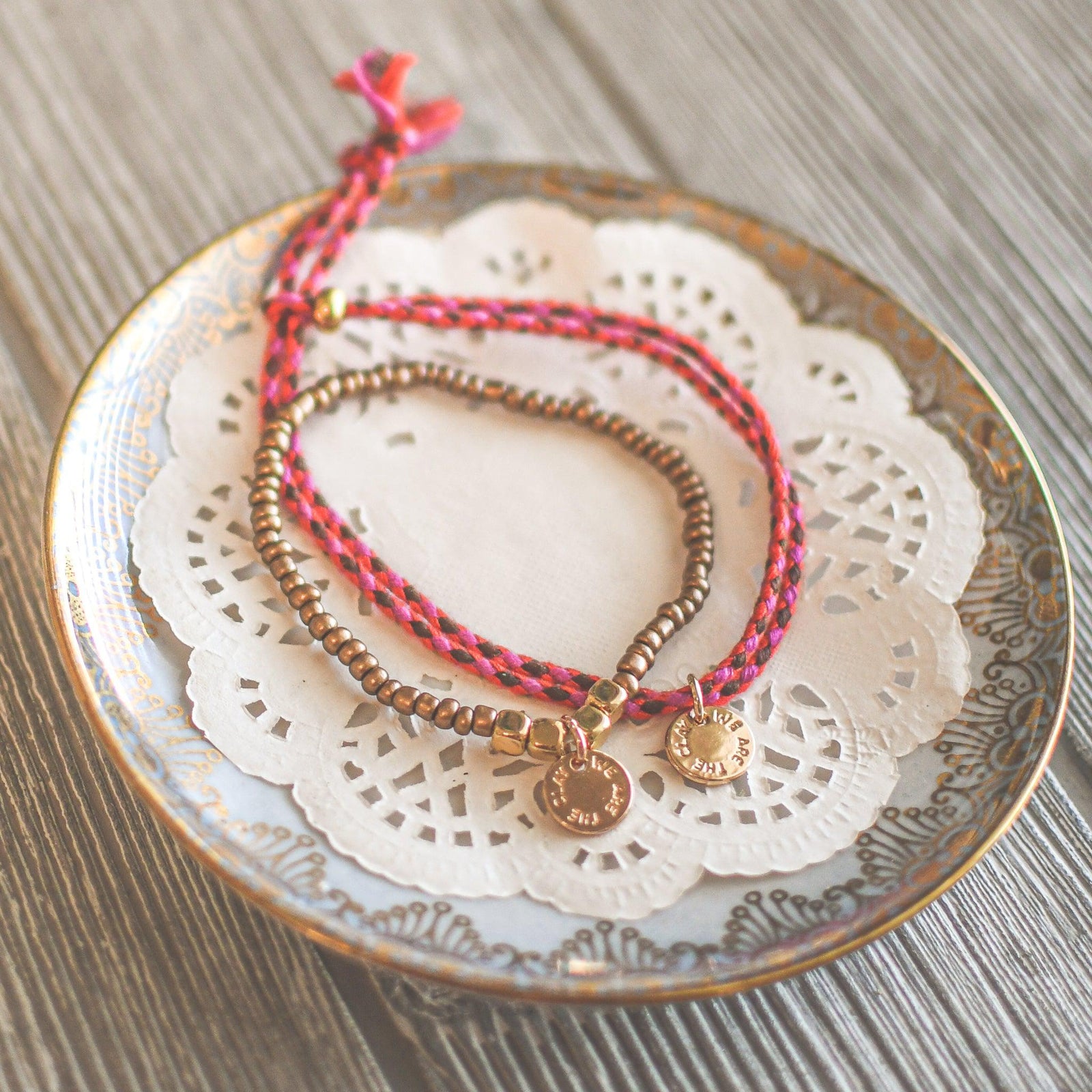 The Clay and the Potter Bracelets - Pink Salt Riot
