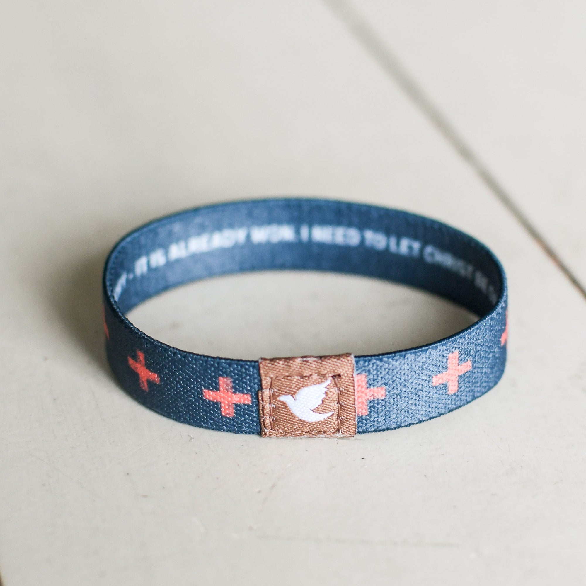 The Cross is the Victory Womens TruthBand - Pink Salt Riot