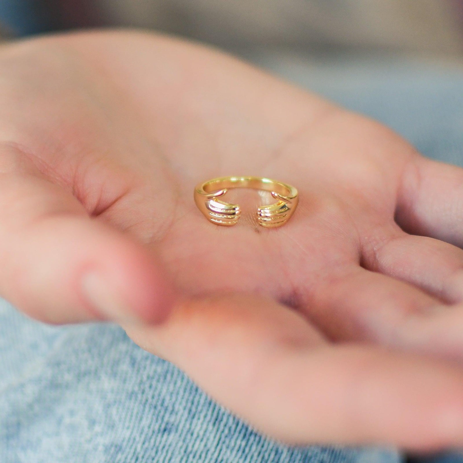 The Embrace of the Father Ring - Pink Salt Riot