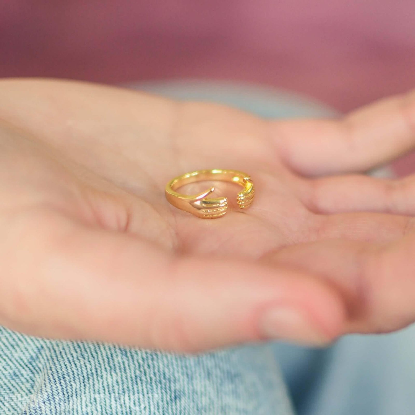 The Embrace of the Father Ring - Pink Salt Riot