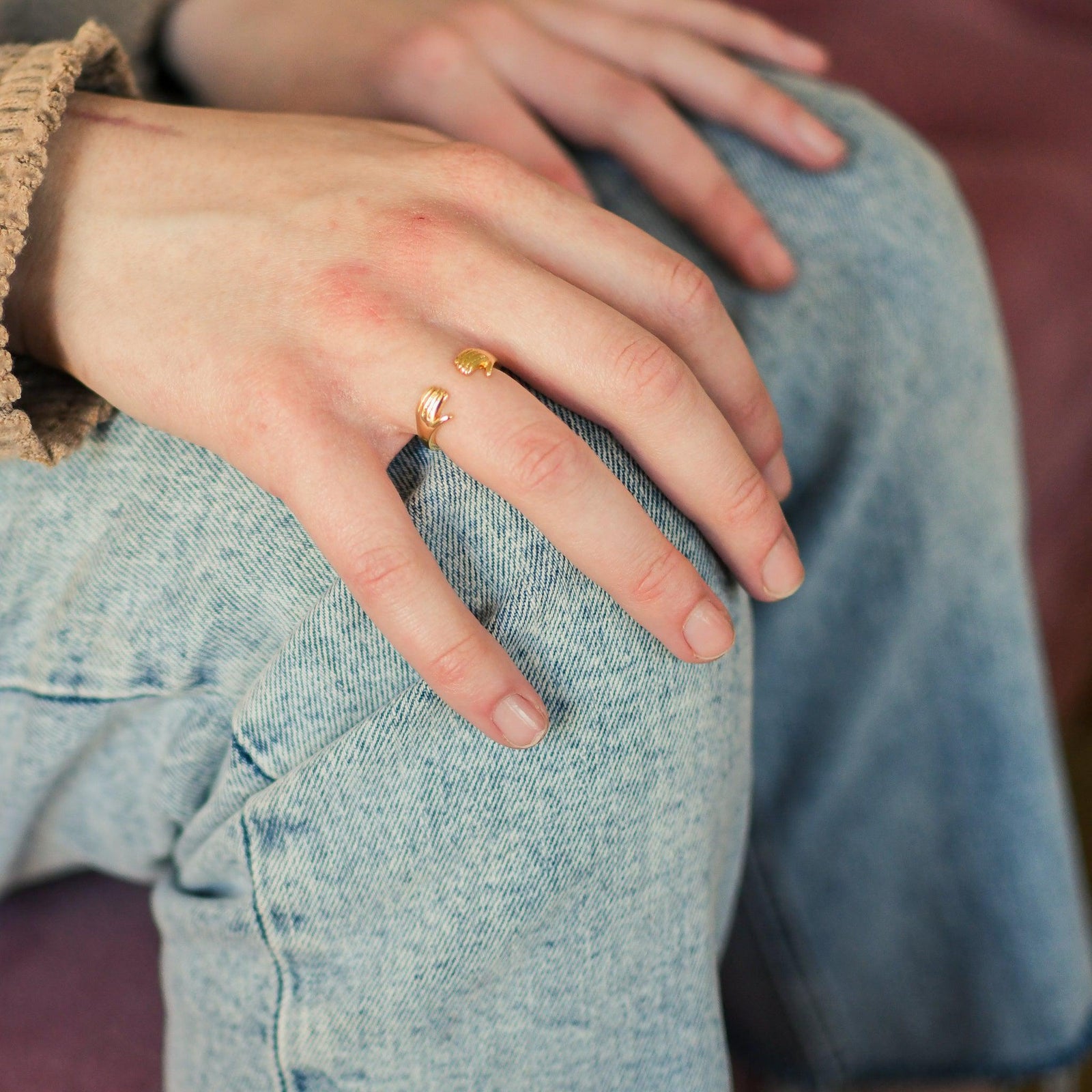 The Embrace of the Father Ring - Pink Salt Riot