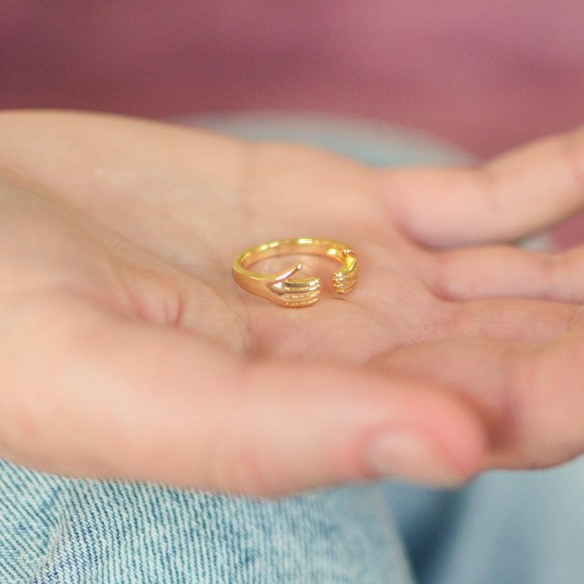 The Embrace of the Father Ring - Pink Salt Riot