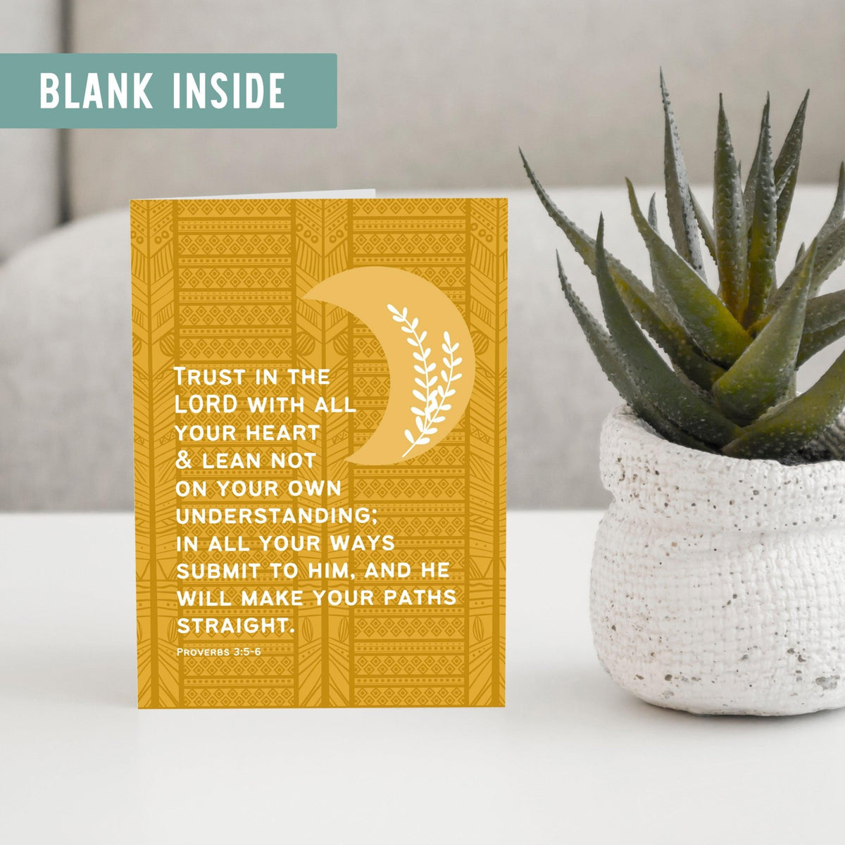 Trust in the Lord Card - Pink Salt Riot