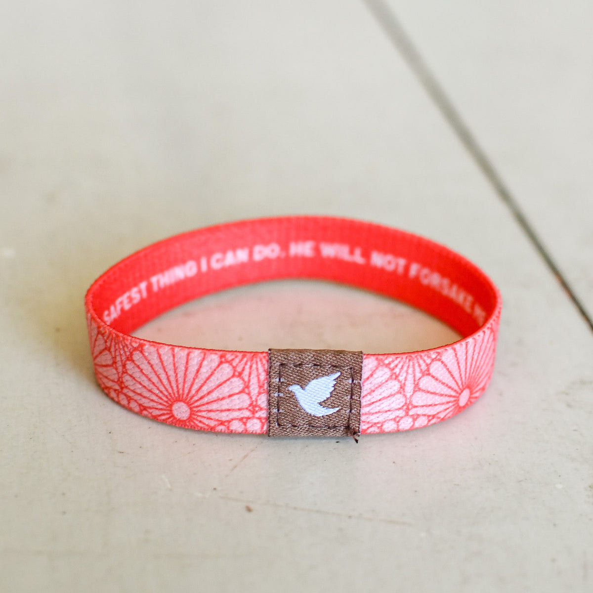 Trusting God Is Safe Womens TruthBand - Pink Salt Riot