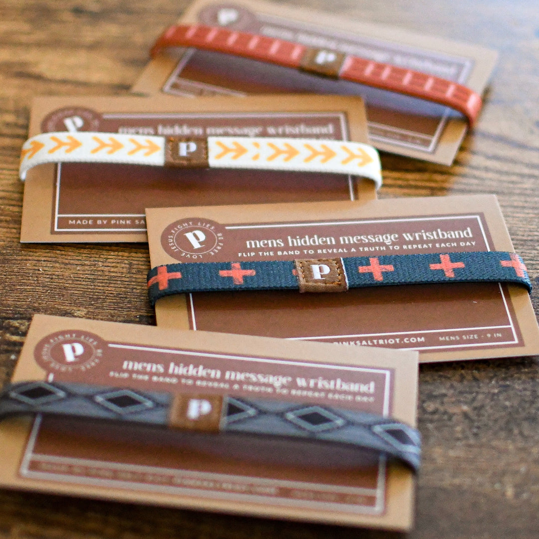 Where We&#39;re Going Together Mens TruthBand - Pink Salt Riot group photo close up