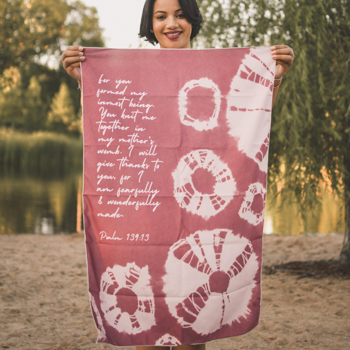 Wonderfully Made Tie Dye Tapestry - Pink Salt Riot