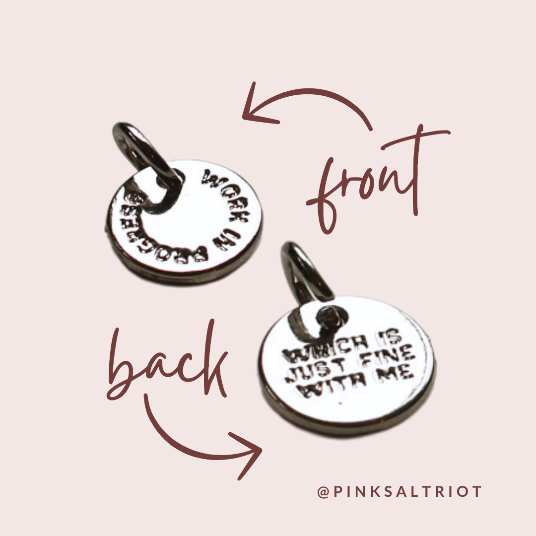 Work in Progress Silver Choker - Pink Salt Riot