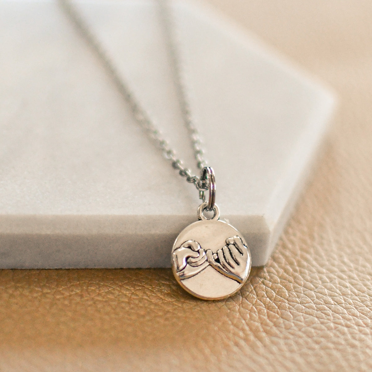 Pinky Promise Keeper Necklace-Pink Salt Riot
