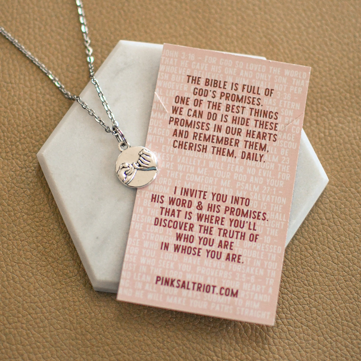 Pinky Promise Keeper Necklace-Pink Salt Riot