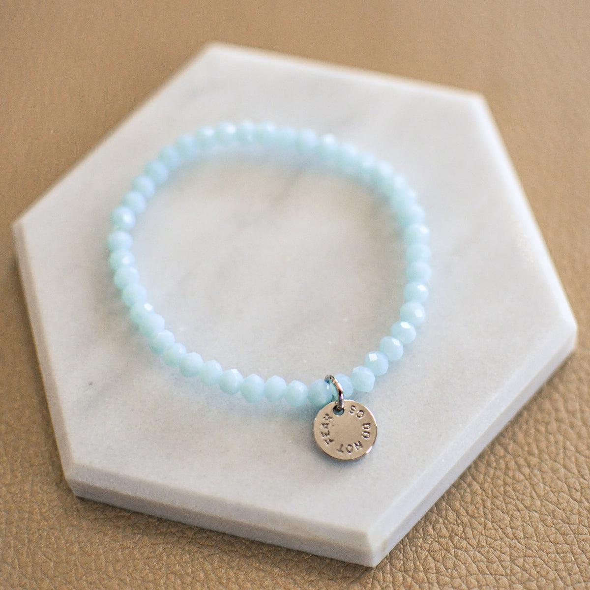 So Do Not Fear Child Size Bracelet-Pink Salt Riot