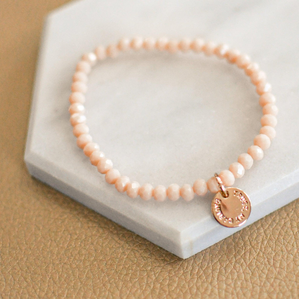 Trust My Darling Bracelet - Little Girl Size-Pink Salt Riot